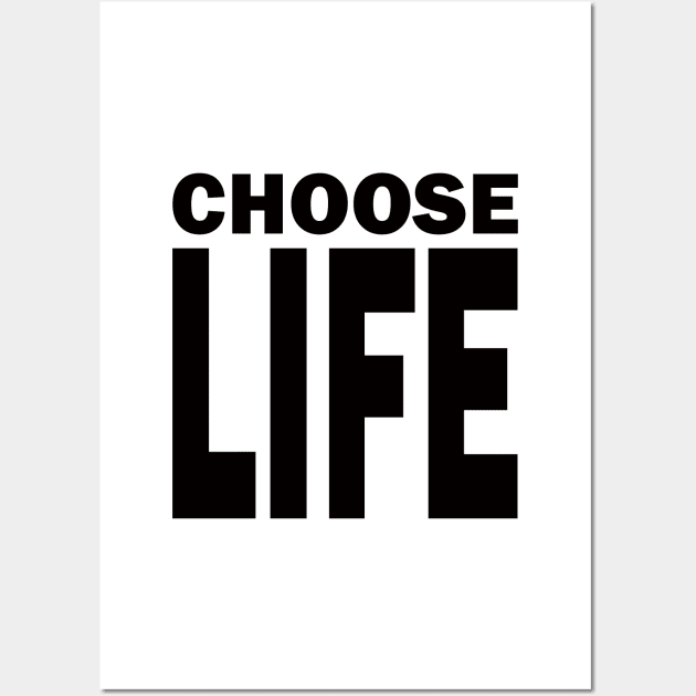 Choose Life - Retro 80's Wall Art by GabrielsCorner